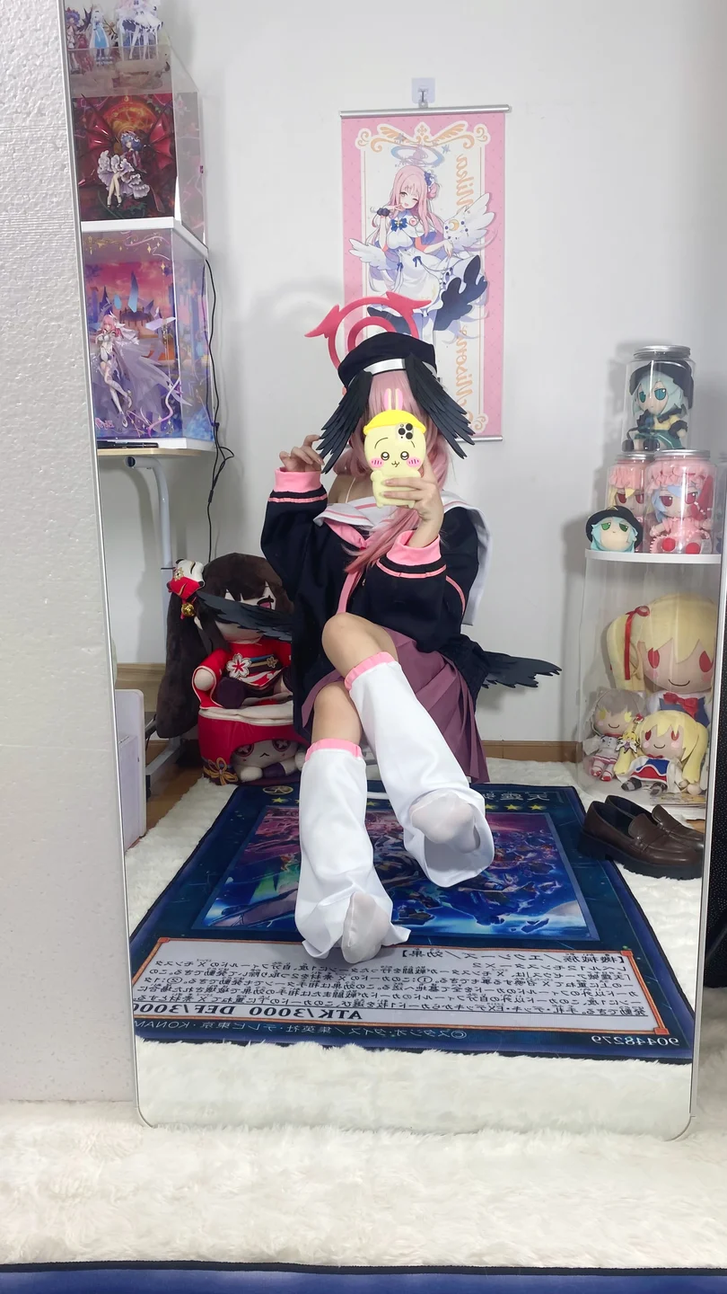 白栎Shirly - 蔚蓝档案·下江小春 [35P,7V-655MB] tg@simisebaisi 【丝足阁】007.webp